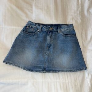 Denim Mini Skirt